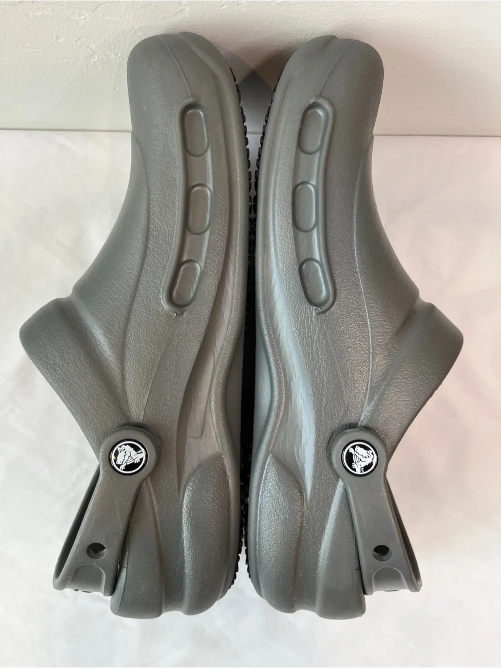 Crocs Bistro Work Clogs Charcoal Dark Gray Slip Resistant Mens M9 W11 10075